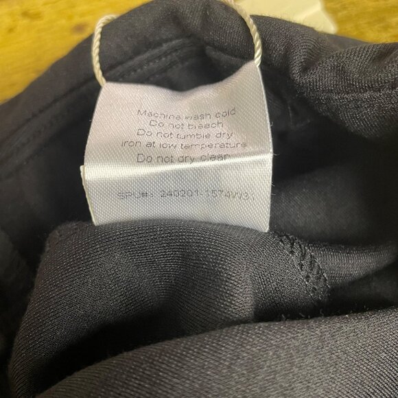 OGL Effortless Skirted Flare Leg Pants Black Sz MED Stretch Neutral Modest - Picture 7 of 9